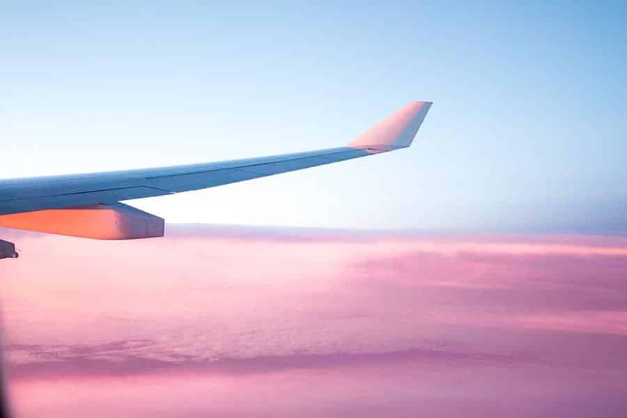 View of Plane From Window