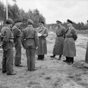 Field Marshal Montgomery at Luneberg Heath