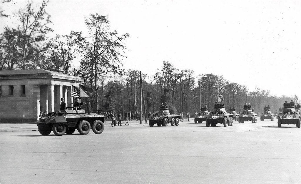 US Cavalry Group - Allied Victory Parade 1945