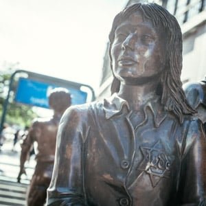 The Kindertransport Memorial at Friedrichstrasse