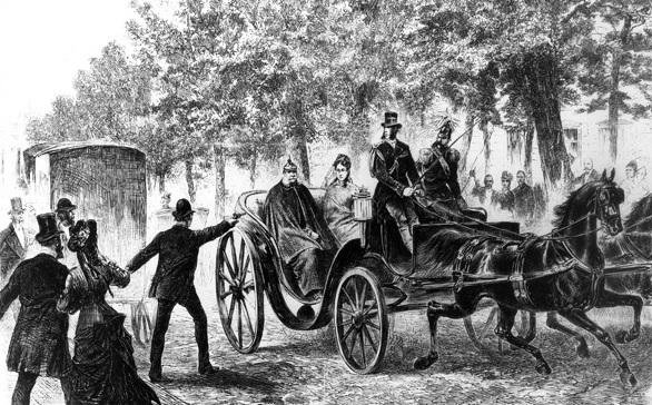 The attack on Emperor Wilhelm I by Max Hödel in 1878